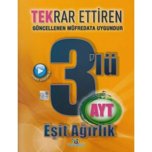 YAYIN DENİZİ AYT EŞİT AĞIRLIK TEKRAR ETTİREN ÖZEL 3 lü DENEME