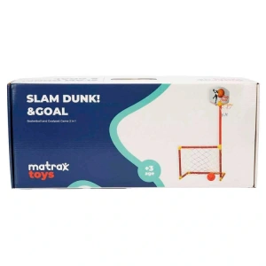 MATRAX 224 PORTATİF FUTBOL KALESİ & BASKET POTASI (2si 1 Arada )