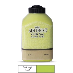 ARTDECO 070L-3659 AKRİLİK BOYA 500 ML. FISTIK YEŞİL