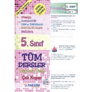 FAKTÖR 5. SINIF TÜM DERSLER YAPRAK TEST