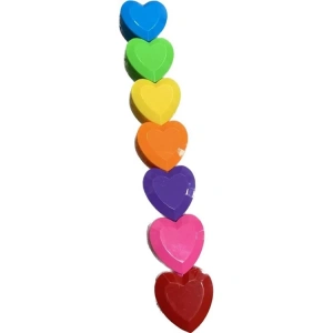 CAİHONGYO JS-084 7 RENK KALPLİ FOSFORLU KALEM