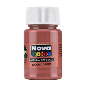 NOVA COLOR BAKIR 30 CC ŞİŞE AKRİLİK BOYA