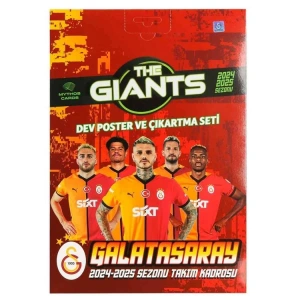 MYTHOS GALATASARAY 2024-2025 SEZONU THE GIANTS DEV POSTER VE ÇIKARTMA SETİ