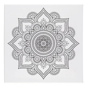 CEOART  40X40 MANDALA CANVAS TUVAL CEO-MT0007 MODEL1 YUVA