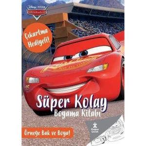 DISNEY PIXAR ARABALAR ÇIKARTMA HEDİYELİ BOYAMA KİTABI