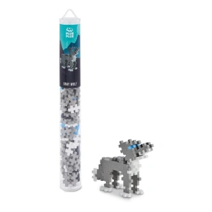 PLUS-PLUS 4274 GRAY WOLF MİNİ MİX BLOK PUZZLE YAPI SETİ 100 PARÇA TÜP