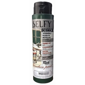 RİCH SLF-500-5848 SELFY DECOR VERNİKLİ AKRİLİK BOYA 500cc.AMSTERDAM GREEN