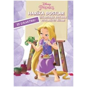 DİSNEY PRENSES HARİKA DOSTLAR ÇIKARTMALI BOYAMA VE FAALİYET KİTABI