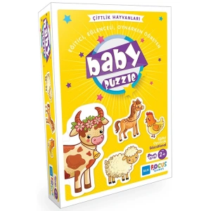 BLUE FOCUS BF157 ÇİFTLİK HAYVANLARI-  BABY PUZZLE YAPBOZ