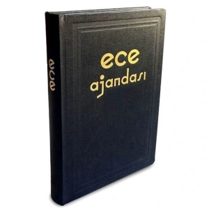 ECE ANADOLU 17x25 TİCARİ GÜNLÜK AJANDA 472 SAYFA SİYAH