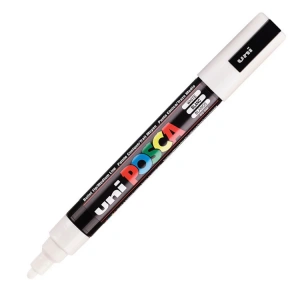 UNİ POSCA SU BAZLI POSTER MARKER 1.8-2.5 BEYAZ PC-5M