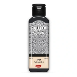ARTDECO 3704 AKRİLİK BOYA 140 ML. ANTRASİT GRİ