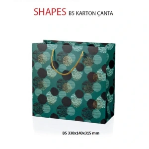 GIPTA B5 SHAPES HEDİYELİK KARTON ÇANTA BG2634
