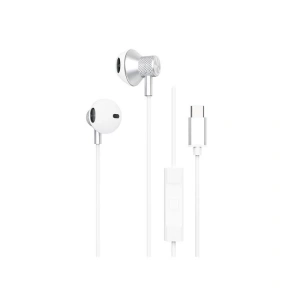 S-LINK SL-TPK05 TYPE-C MOBİL TELEFON UYUMLU METAL BEYAZ KULAKLIK