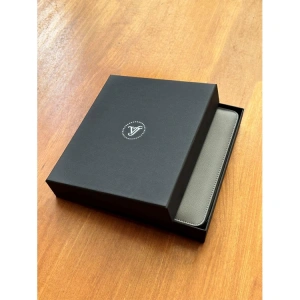 VICTORIAS JOURNALS 0278 KUTULU ZIPPER FOLDER ORGANİZER GRİ 14.8X21cm  80YP. ÇİZGİLİ DEFTER