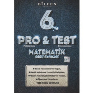 BİLFEN BİLTEST 6. SINIF PRO& TEST MATEMATİK SORU BANKASI