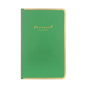 VICTORIAS JOURNALS MONACO 0228 VEGAN DERİ SERT KAPAK 13x21 100gr.160 SYF. PLANNER ÇİZGİLİ DEFTER YEŞİL