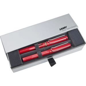 LAMY SAFARİ PARLAK KIRMIZI DOLMAKALEM+ ROLLER KALEM SETİ 16-M-316