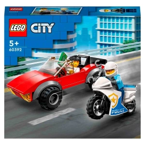 LEGO CITY POLICE MOTOSİKLETİ ARABA TAKİBİ  LSC-60392