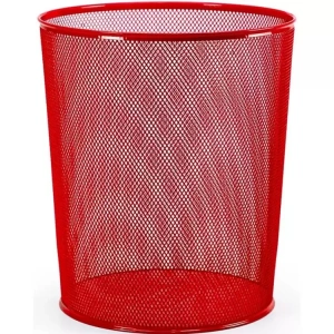 MAS 854 ÇÖP KOVASI METAL TAM DELİKLİ KIRMIZI