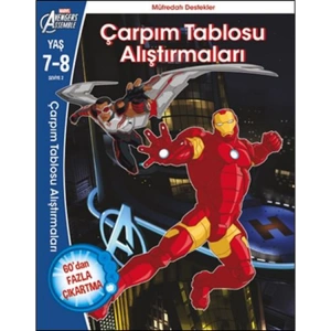 MARVEL AVENGERS ASSEMBLE ÇARPIM TABLOSU ALIŞTIRMALARI 7-8 YAŞ