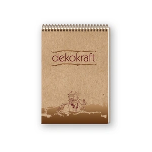 KESKİN DEKOKRAFT A5 SPİRALLİ BLOKNOT KARELİ 100 YP.