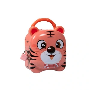 HUN BEST S-252 (13-17) KAPLAN SAPLI KİLİTLİ METAL KUMBARA 3+ - TEKLİ