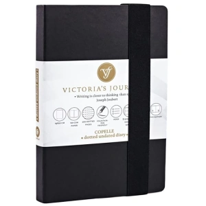 VICTORIAS JOURNALS 8921 COPELLE BULLET 14x21 120gr. 120YP. NOKTALI DEFTER SİYAH