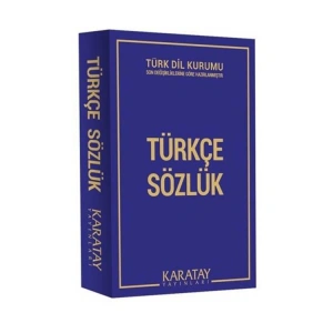 KARATAY / TÜRÇE SÖZLÜK PLASTİK KAPAK MAVİ