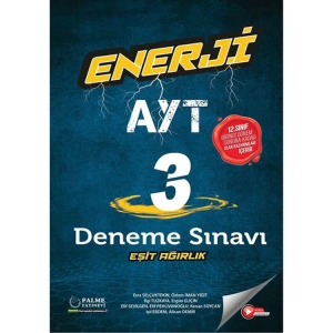 PALME YKS AYT ENERJİ 3 EŞİT AĞIRLIK DENEME SINAVI 1.DÖNEM