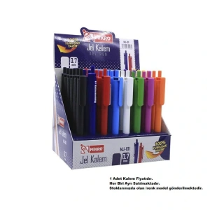 MİKRO MJ-48 JEL KALEM 0.7mm YUMUŞAK YAZIM MAVİ - TEKLİ