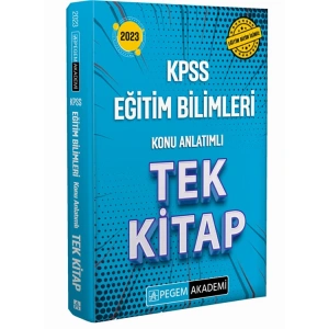 PEGEM 2023 KPSS EĞİTİM BİLİMLERİ KONU ANLATIMLI TEK KİTAP