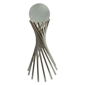 SADE HEDİYELİK DEKORATİF MASA SÜSÜ BURGU GÜMÜŞ NO:227