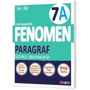 FENOMEN 7. SINIF PARAGRAF A SORU BANKASI