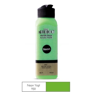 ARTDECO AKRİLİK BOYA 140 ML. NEON YEŞİL