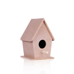 TEKNOPOİNT AHŞAP HOBY D14 DÜZ ÇATILI KUŞ EVİ