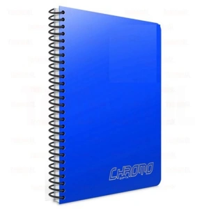GIPTA CHROM-O SPİRALLİ PP. KAPAK A4 200YP. ÇİZGİLİ DEFTER