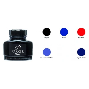 PARKER QUİNK ŞİŞE MÜREKKEP MAVİ
