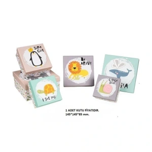 GIPTA BONNY KARE HEDİYE KUTUSU BX1540 A NO:03,5 145x145x85 mm - TEKLİ