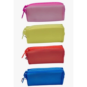 UNICUS UNCS-938 BİG ZİP PASTEL MAT KALIN FERMUARLI TEK GÖZLÜ XL KALEM ÇANTASI