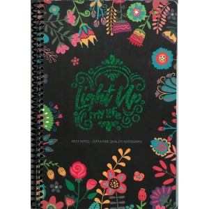 GIPTA BEST NOTES SPİRALLİ KARTON KAPAK DEFTER 17x24 80YP. KARELİ