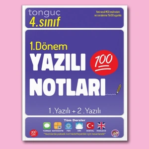 TONGUÇ 4. SINIF 1.DÖNEM YAZILI NOTLARI 1. VE 2. YAZILI
