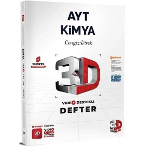 3D AYT KİMYA VİDEO DESTEKLİ DEFTER