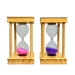 YLZ YLZ-018 AHŞAP KUM SAATİ 15 DK