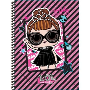 KESKİN L.O.L CAM KIRIKLI SPİRALLİ A6 BLOKNOT 80 YP.