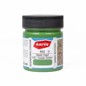 KARİN EBRU BOYASI OKSİT YEŞİL 502 105ml.