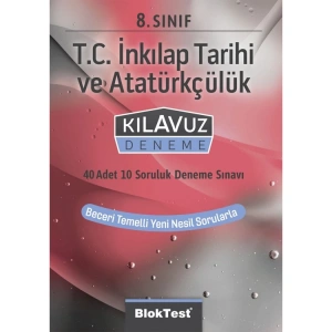 TUDEM 8.SINIF BLOKTEST TC.İNKILAP TARİHİ KILAVUZ DENEME