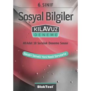 BLOKTEST 6.SINIF SOSYAL BİLGİLER KILAVUZ DENEME