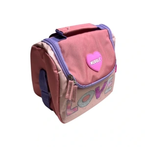 MUGGLE MU-5781 LOVE TEK GÖZLÜ BESLENME ÇANTASI - PEMBE