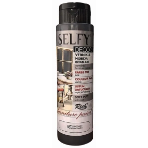 RİCH SLF-500-5872 SELFY DECOR VERNİKLİ AKRİLİK BOYA 500cc.ANTRASİT
